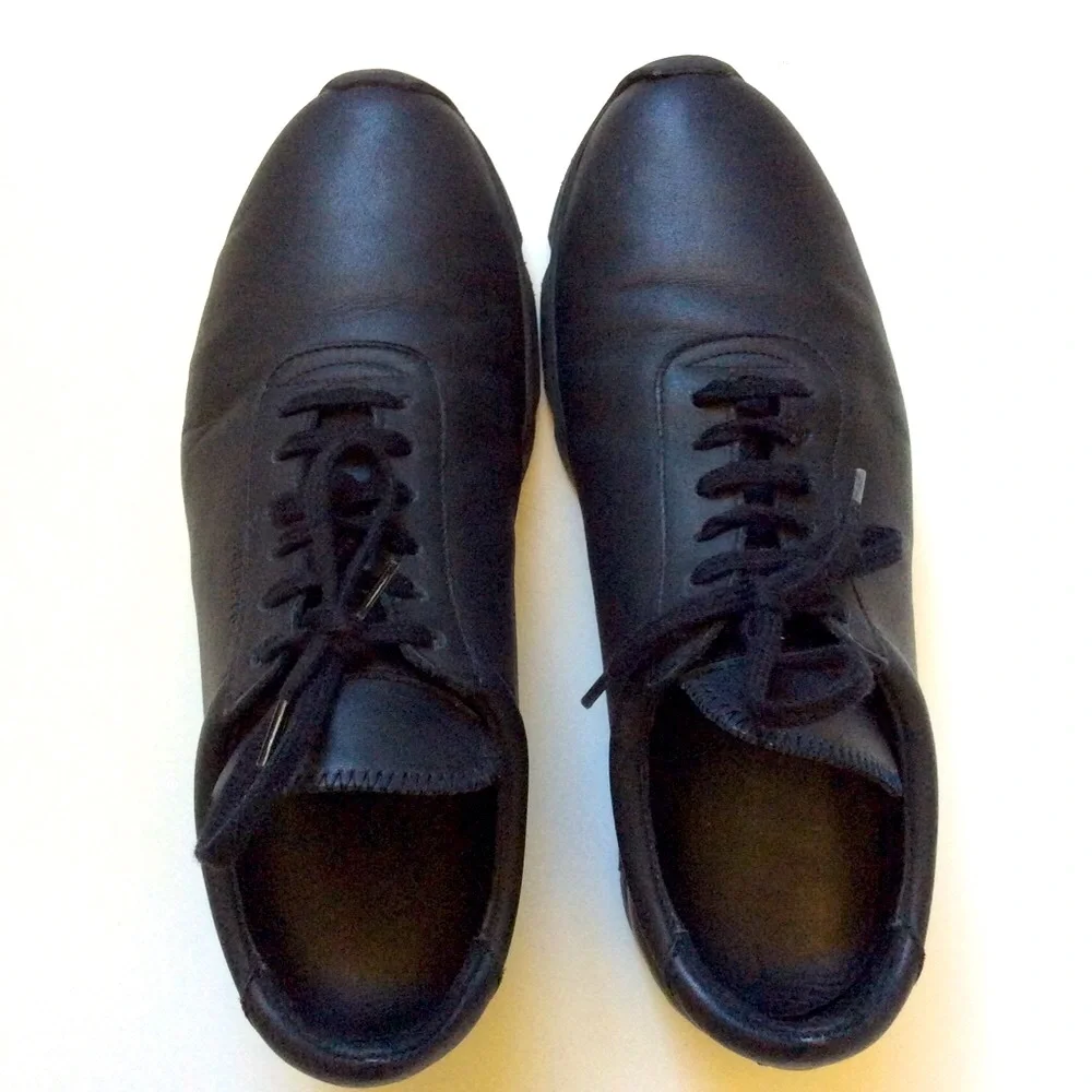 Black Women's Lace-Up Dance Sneakers